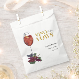 Vinow before vows WIne Tasting bridal shower Favour Bag