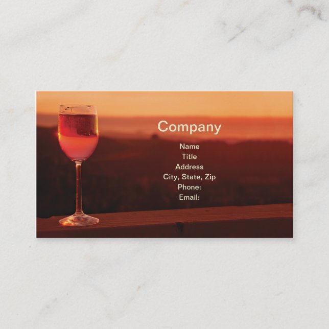 Vins Carte de visite (Devant)