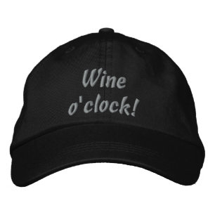 Vins d'heure ! Drôle Casquette brodé