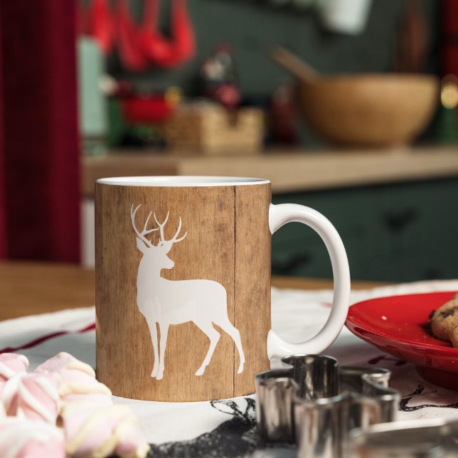 Vintaga Beauty Wood & Deer  Mug (Creator Uploaded)