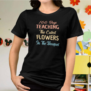 Vintage 100 Days Of School Teacher Tri-Blend Shirt