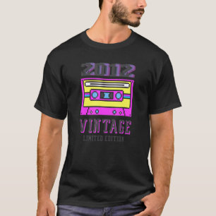 Vintage 10th Birthday Tee Retro 2012 Edition Casse