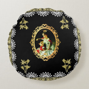 Vintage 115 round pillow