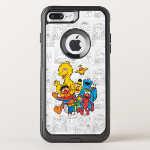 Vintage 123 Sesame Street OtterBox Commuter iPhone 8 Plus/7 Plus Case