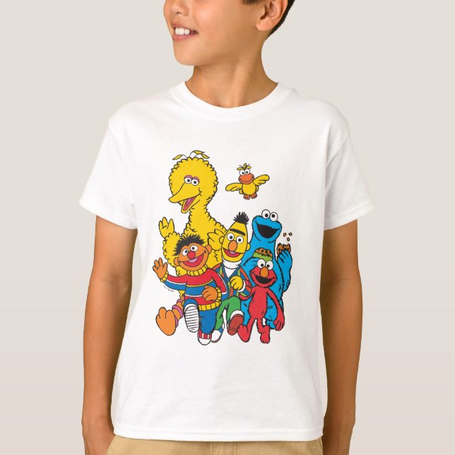Vintage 123 Sesame Street  T-Shirt (Front)