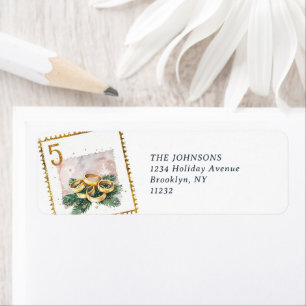 Vintage 12 Days of Christmas Return Address