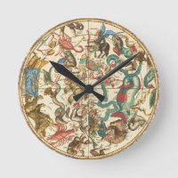 Vintage 1660 Southern Hemisphere Star Map
