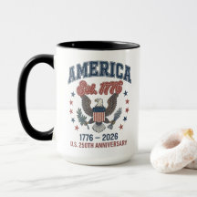 Vintage 1776-2026 U.S. 250th Anniversary Ceramic