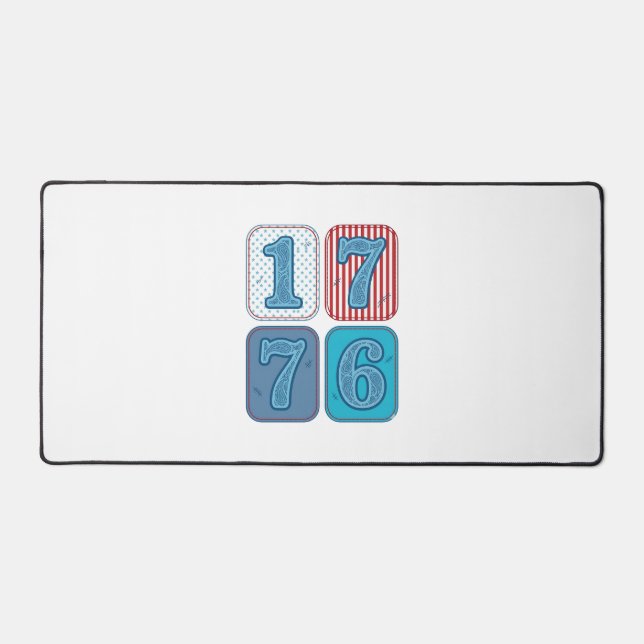 Vintage 1776 Patchwork Patriotique (Recto)