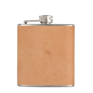 Vintage 1800s Antique Book Leather Tan Background Hip Flask