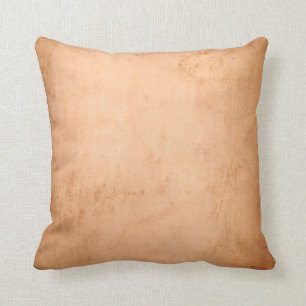 Vintage 1800s Antique Book Leather Tan Background Throw Pillow