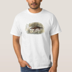 Vintage 1800s Duck Bill Platypus Illustration T-Shirt