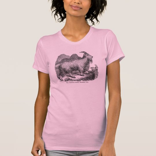 Vintage 1800s Goats American Rocky Mountain Goat T-Shirt