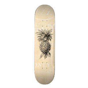Vintage 1800s Pineapple Illustration Pineapples Skateboard
