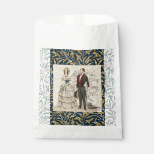 Vintage 1844 Victorian Wedding Illustration  Favour Bag