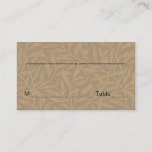 Vintage 1844 Victorian Wedding Illustration  Place Card