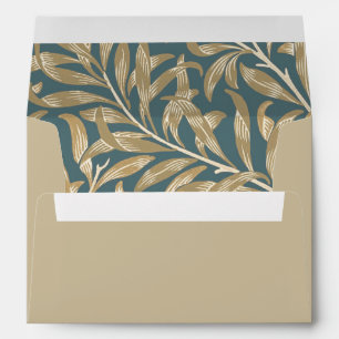 Vintage 1844 Victorian Wedding marriage Artwork Envelope