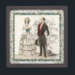 Vintage 1844 Victorian Wedding marriage Artwork Gift Box<br><div class="desc">William Morris and Wedding couple - An antique image of a bride and groom from 1844. Graphic art design drawing artwork.</div>
