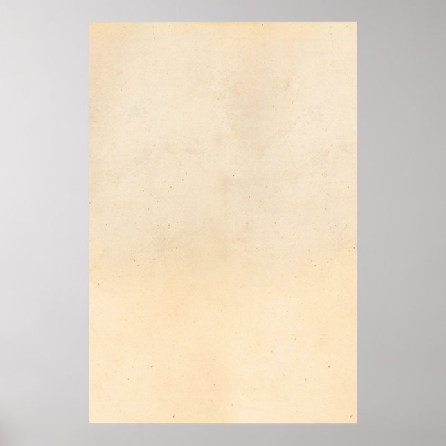 Vintage 1850 Parchment Paper Template Blank Poster (Front)
