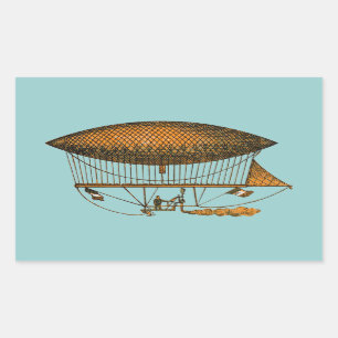 Vintage 1883 Travelling Zeppelin Sticker