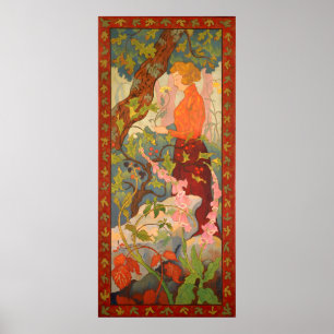 Vintage 1899 "Digitales" by Paul Ranson Poster