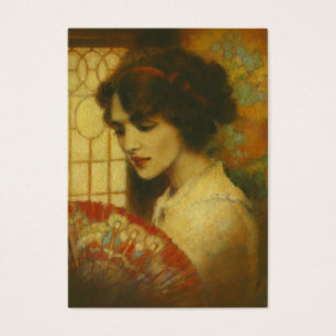 Vintage 1900's Ladies Fashion ACEO Business Card