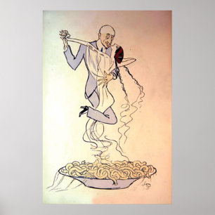 Vintage 1900s Tango Dancing Poster