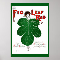 Vintage 1908 Fig Leaf Rag Sheet Music Cover copy