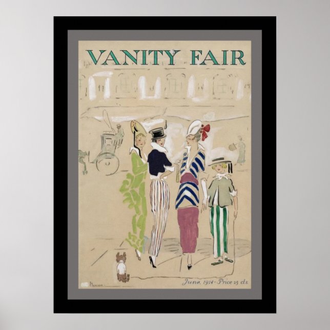 Vintage 1914 Vanity Fair Poster (Front)