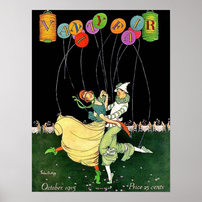 Vintage 1915 Vanity Fair Magazine Cover Poster (Front)