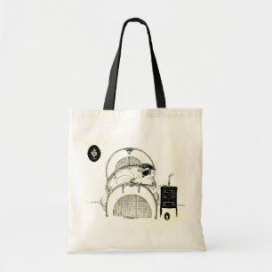Vintage 1920 Flapper Lingerie or Overnight Tote Bag