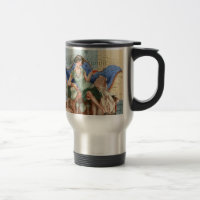 Vintage 1920s Flapper Girl in Paris Art