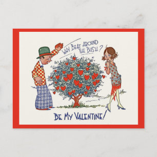 Vintage 1920s Flapper Valentine Postcard