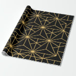Vintage 1920s geometric art deco wrapping paper<br><div class="desc">Travel back to the roaring twenties with this vintage art deco inspired geometric wrapping paper. Fully customizable if you wish to change the colour of the background or the pattern.</div>