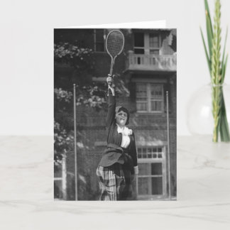 Vintage 1920s Tennis Fashion Card