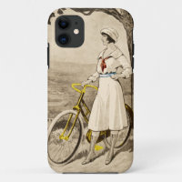 Vintage 1920s Woman Bicycle Advertisement