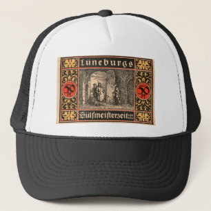 Vintage 1921 50 Pfennig Banknote Lüneburg Trucker Hat