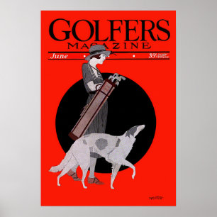 Vintage 1922 Golf Print