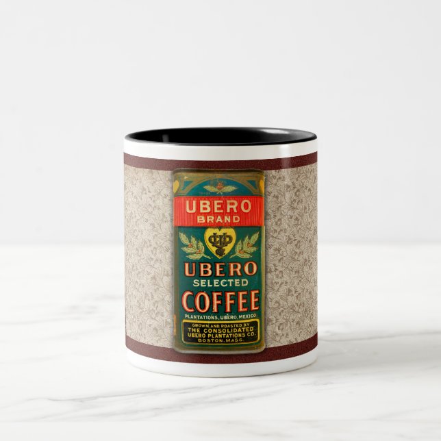 VINTAGE 1925 UBERO BRAND COFFEE Mug (Center)