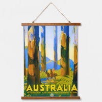 Vintage 1930 Percy Trompf Australian Travel Poster