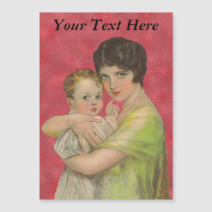 Vintage 1930’s Mother Holding Baby Mother’s Day