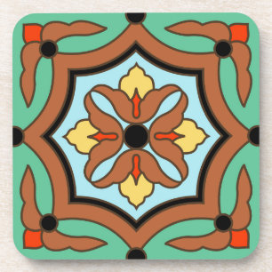 Vintage 1930s Catalina Island Tile Set Coaster