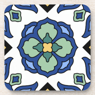 Vintage 1930s Catalina Island Tile Set Coaster