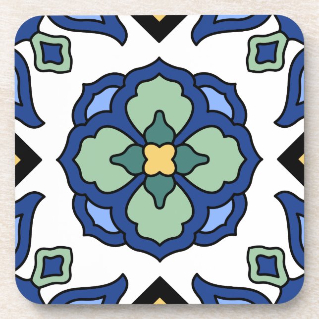 Vintage 1930s Catalina Island Tile Set Coaster (Front)