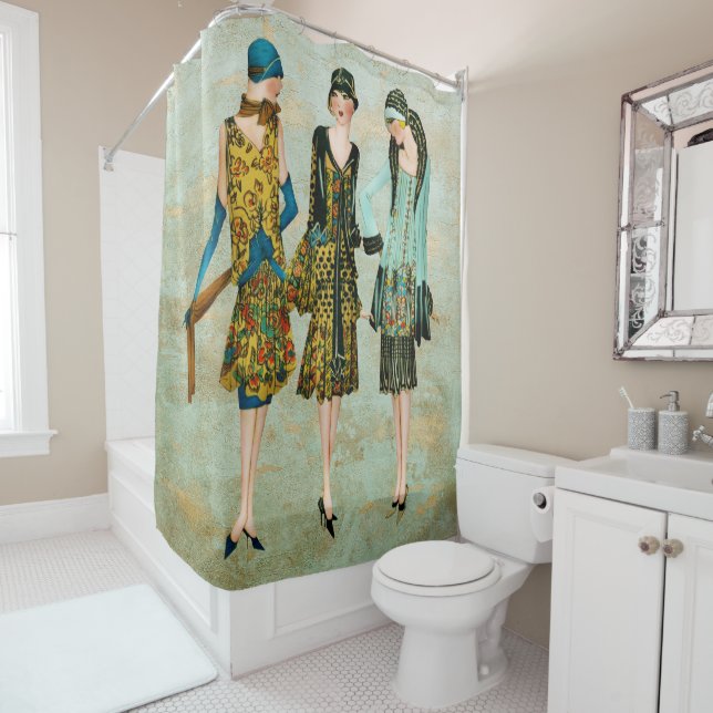 Vintage 1930's Fashion Illustration (In Situ)