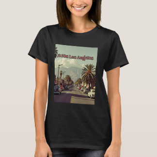 Vintage 1930s Los Angeles California Palm Street S T-Shirt