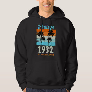 Vintage 1932  All Original Parts Palm Trees Hoodie
