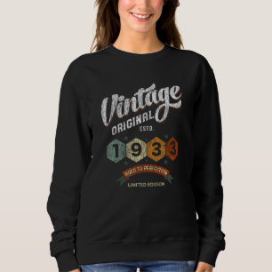 Vintage 1933 Aged to Perfection Birthday Gift Sweatshirt