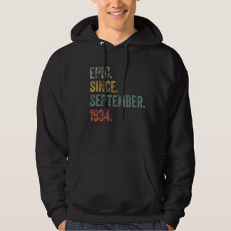 Vintage 1934 88th Birthday Epic Since September 19 Hoodie