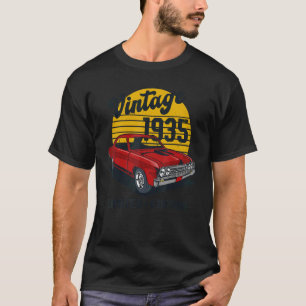 Vintage 1935 Edition 87th Birthday Classic Car T-Shirt